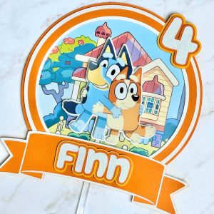 Bluey / Bingo Orange Cake Topper