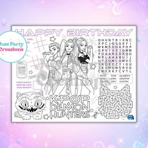 K-pop Activity Sheet